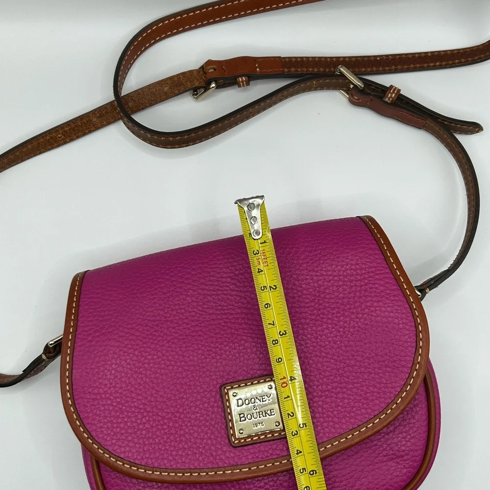 Dooney & Bourke Hallie Magenta Shoulder or Crossbody Bag - Picture 9 of 11